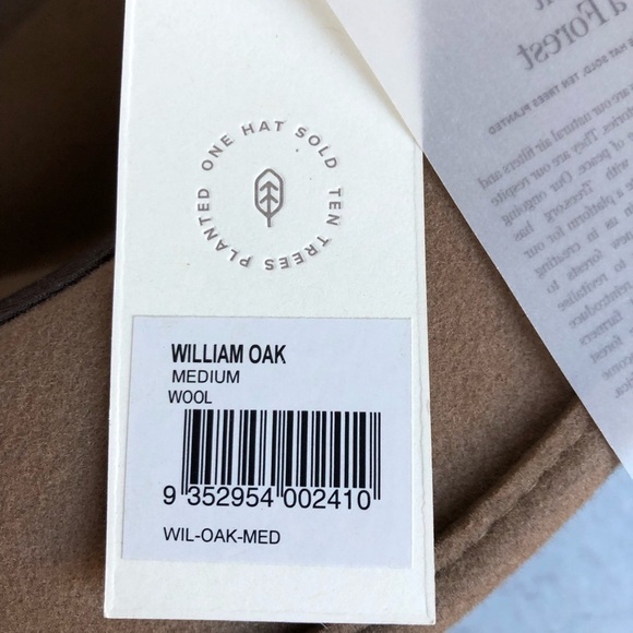 Will + Bear William Oak Wool Hat Medium NWT - Picture 5 of 12